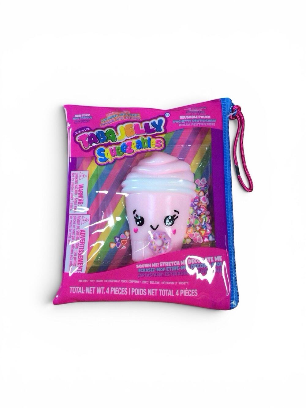 Squishy Taba Jelly Decorating Squeezeables Pink Shake Squeeze Fidget Sensory Toy